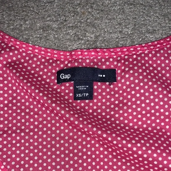 GAP Pink Ruffle Sleeve Blouse - Picture 2 of 6